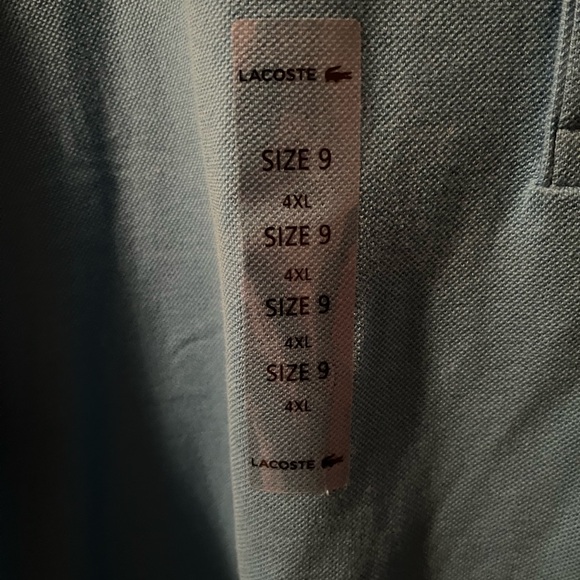 Lacoste Men's Aqua Polo Shirt - Picture 5 of 6